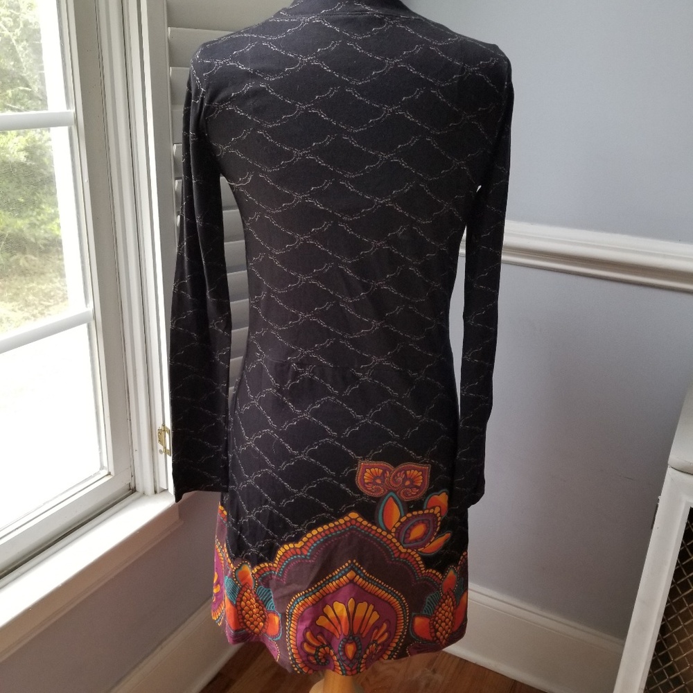 DESIGAUL FAUX WRAP DRESS Career Office - Picture 4 of 4